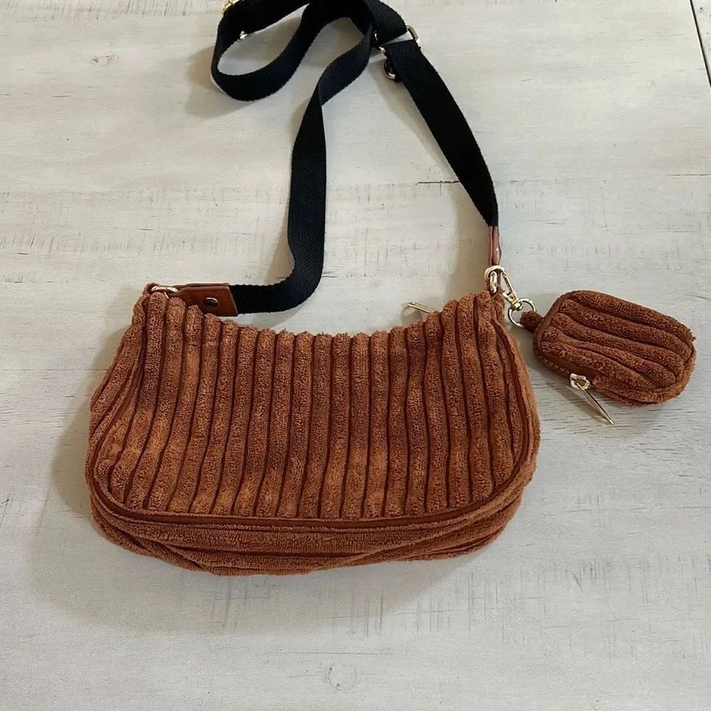 Wild Fable Brown Purse W/Mini Backpack Keychain